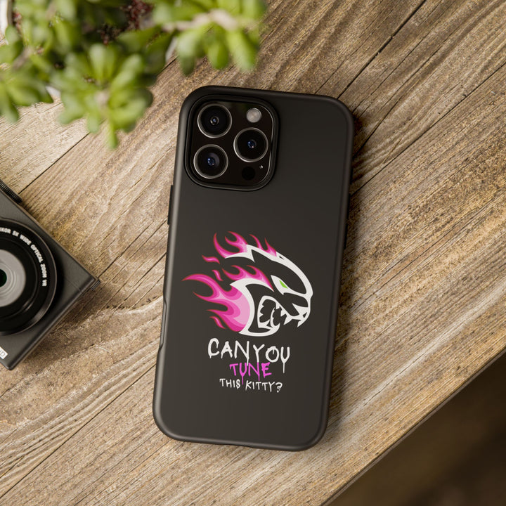 "CAN YOU TUNE THIS KITTY?" I Phone 16+ Case