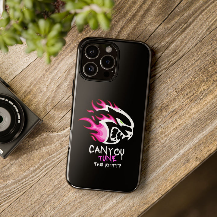"CAN YOU TUNE THIS KITTY?" I Phone 16+ Case