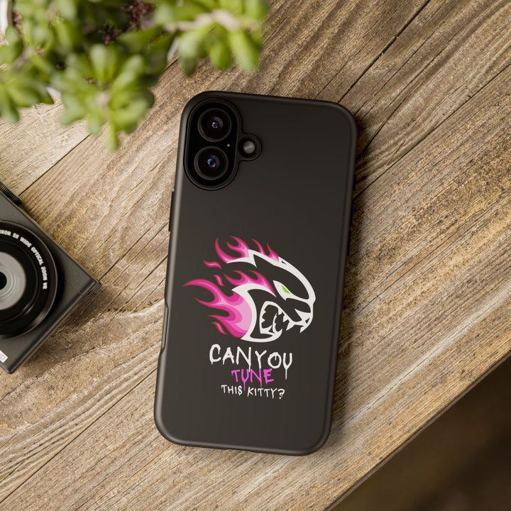 "CAN YOU TUNE THIS KITTY?" I Phone 16+ Case