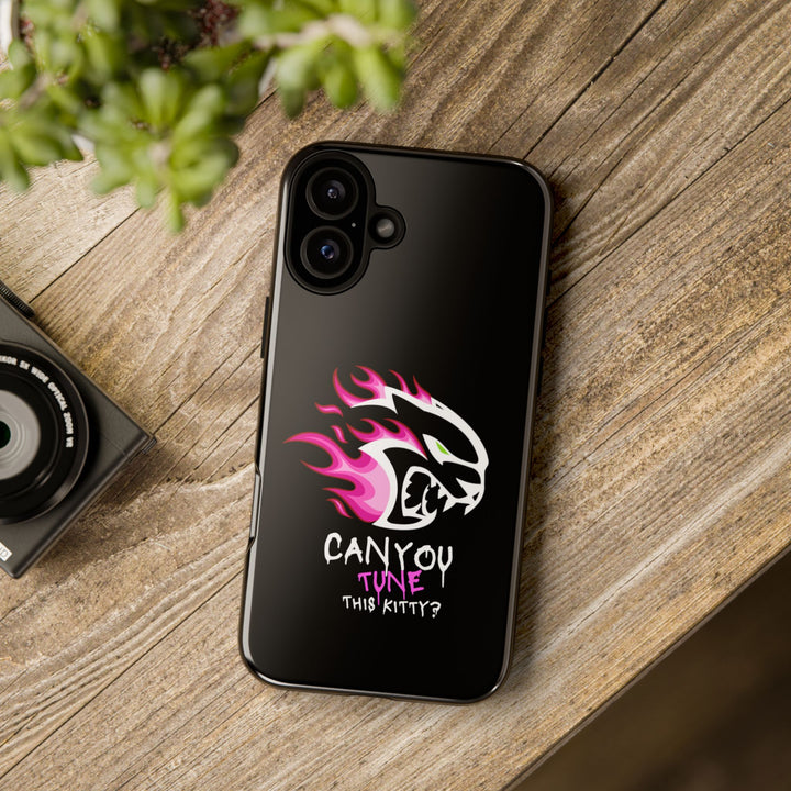 "CAN YOU TUNE THIS KITTY?" I Phone 16+ Case