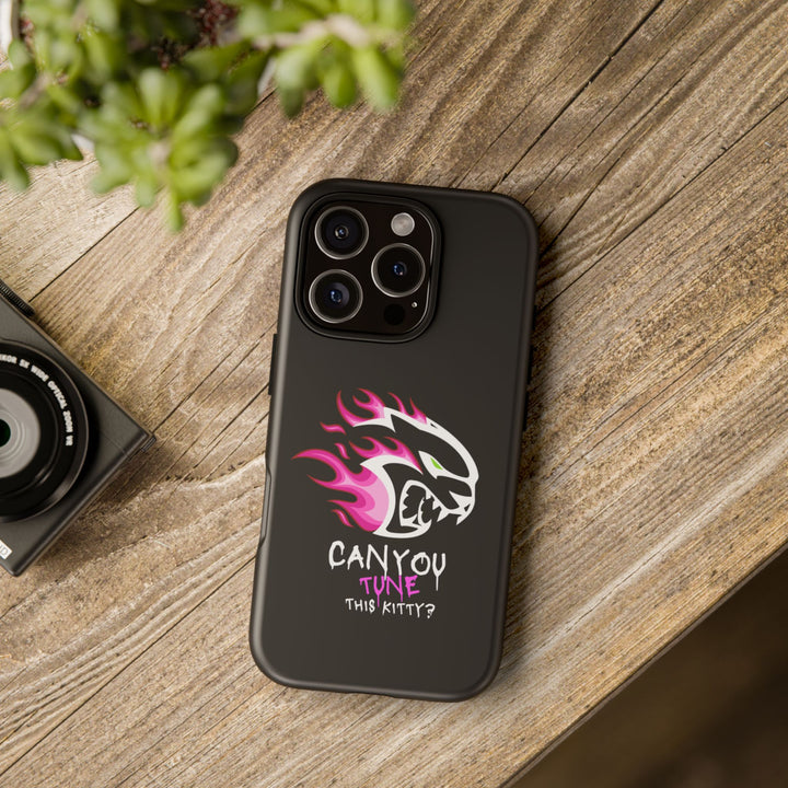 "CAN YOU TUNE THIS KITTY?" I Phone 16+ Case