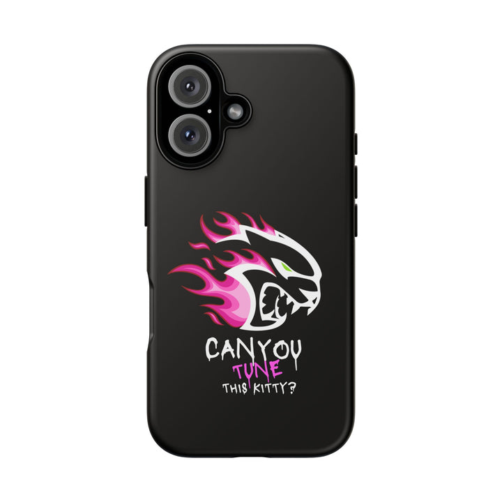 "CAN YOU TUNE THIS KITTY?" I Phone 16+ Case