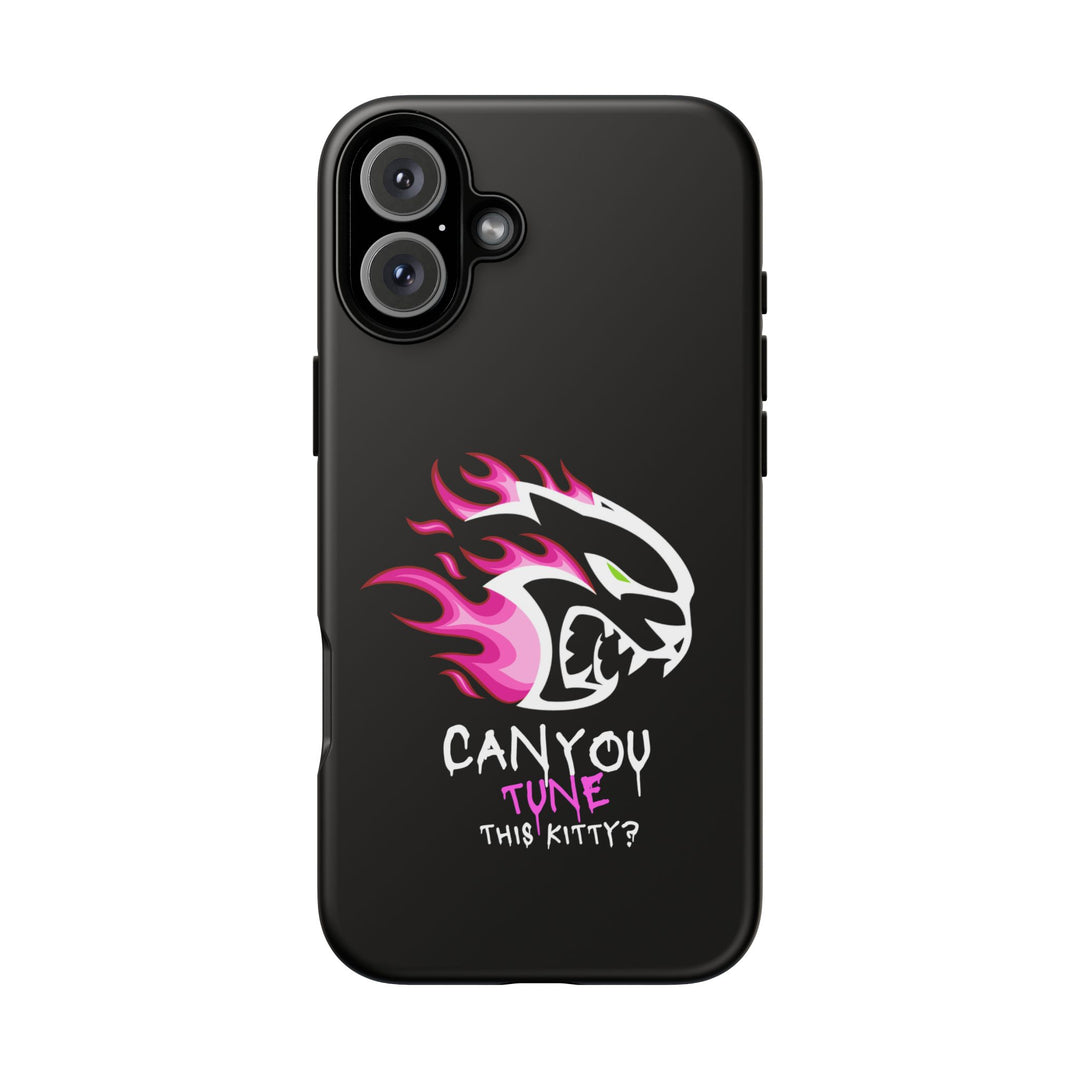 "CAN YOU TUNE THIS KITTY?" I Phone 16+ Case