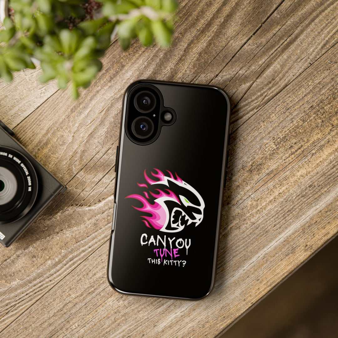"CAN YOU TUNE THIS KITTY?" I Phone 16+ Case