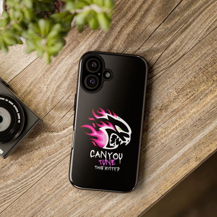 "CAN YOU TUNE THIS KITTY?" I Phone 16+ Case